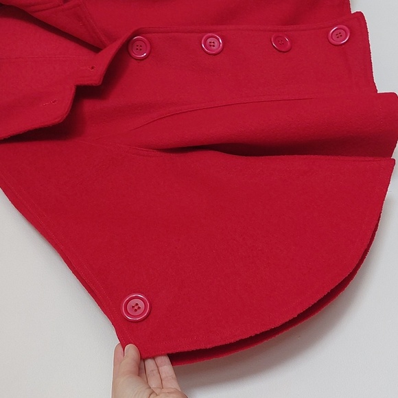 Chloe red bell sleeve copped jacket - Picture 6 of 14
